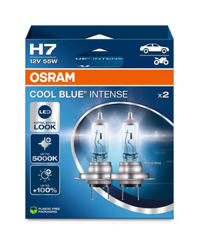 Ampoules halogènes Osram Cool Blue Intense (NEXT GEN) H7 | 64210CBN-HCB