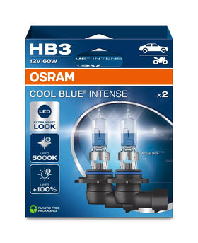 Ampoules halogènes Osram Cool Blue Intense (NEXT GEN) 9005 HB3 | 9005CBN-HCB