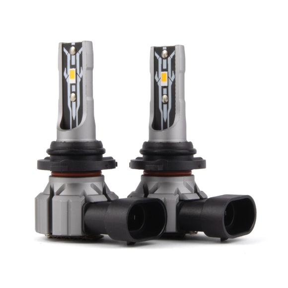 9006 LED bulbs - pair - Foglight - Yellow