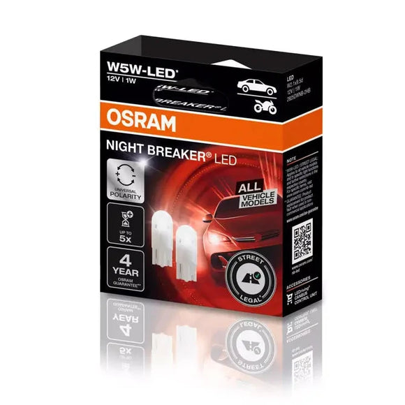 Osram NIGHT BREAKER LED - T10 W5W - mit Straßenzulassung - 2825DWNB