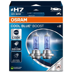 Osram H7 led look halogen bulbs 62210CBB-2HB 2 pack