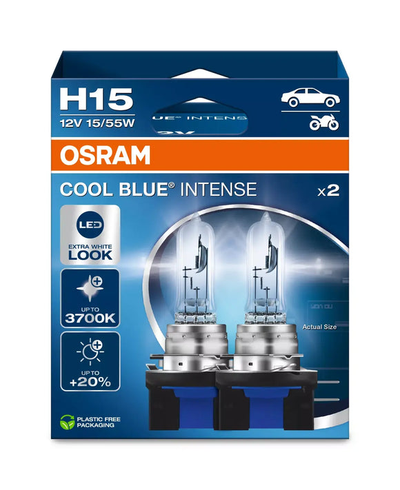 Osram Cool Blue Intense (NEXT GEN) H15 Halogenlampen | 64176CBN-2HB