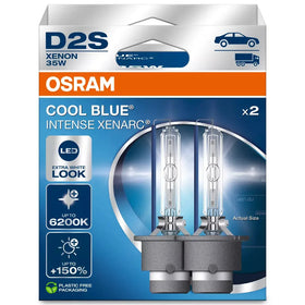 Osram 66240CBN 66240CBI cool blue intense D2S HID xenon bulbs 2 pack