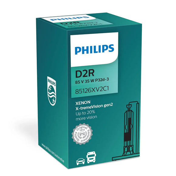 Philips X-tremeVision +150 % Gen2 D2R Xenonlampe | hohe Lichtleistung | 85126XV2C1