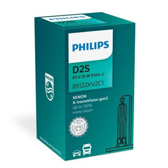 Philips X-tremeVision +150 % Gen2 D2S Xenonlampe | hohe Lichtleistung | 85122XV2C1