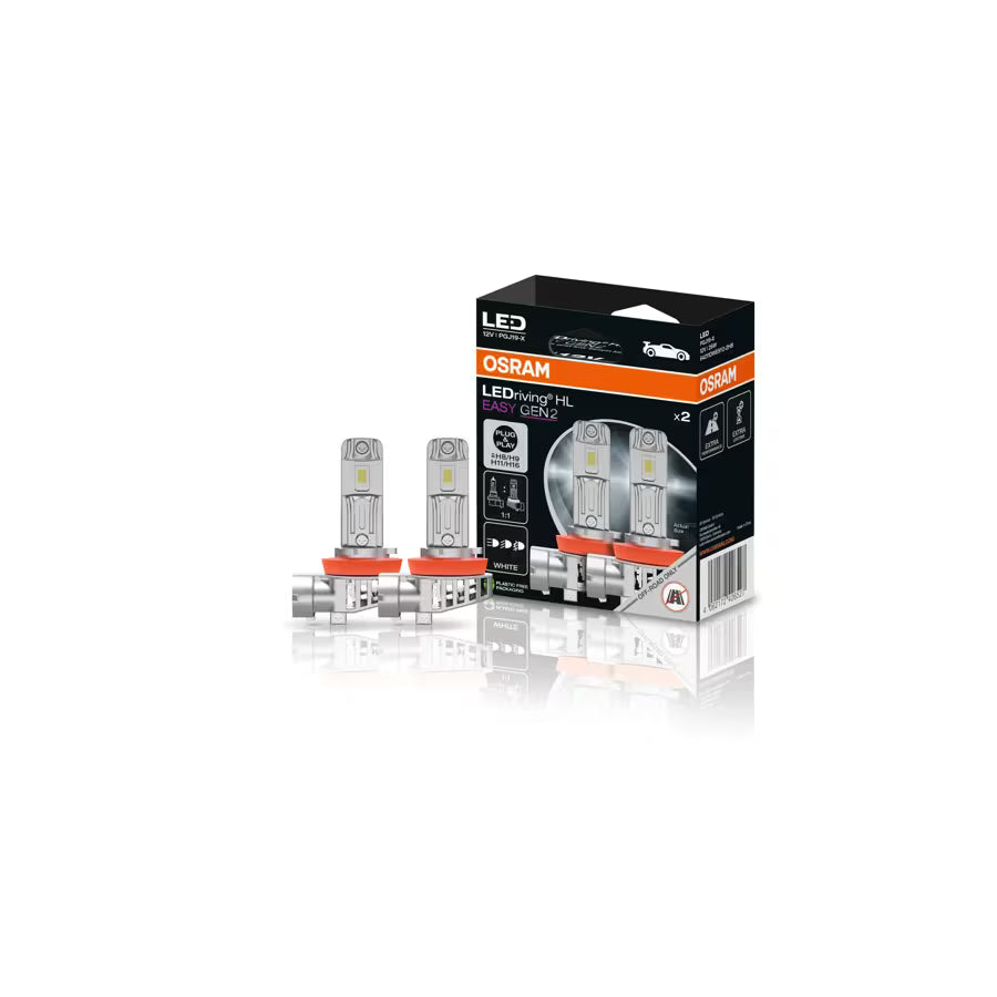 Osram LEDriving HL EASY GEN2 H8/H9/H11 LED bulbs 64211DWESY2 halogen ...