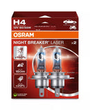 Osram Night Breaker Laser H4 halogen upgrade bulbs | 64193NL-2HB | 2 pack-1