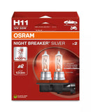 Osram night breaker Silver H11 Halogen bulbs - 64211NBS - 2 bulbs-1