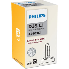 Philips standard OEM D3S HID xenon bulbs 42403C1 New packaging