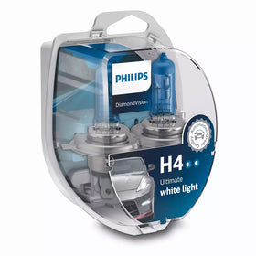 Philips DiamondVision H4 | Ultieme witlicht-halogeenlampen | 12342DVS2